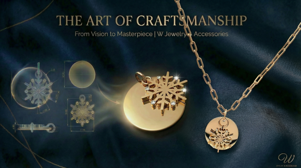 The Art of Craftsmanship: How This Snowflake Pendant Went From an Idea to a Finished Necklace