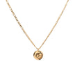 Golden Petal Bloom Pendant Necklace