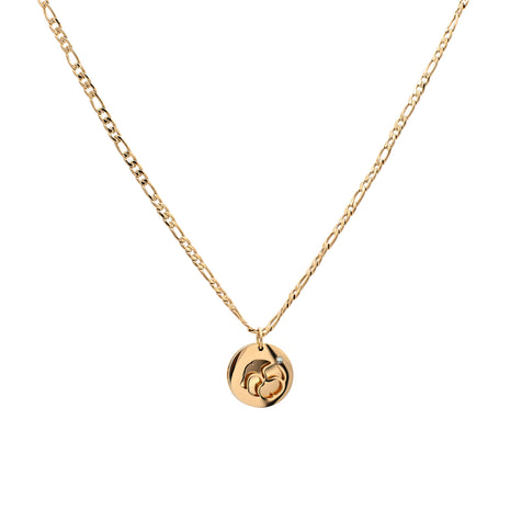 Golden Petal Bloom Pendant Necklace