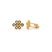Gold knot cufflinks for wedding and anniversary gift